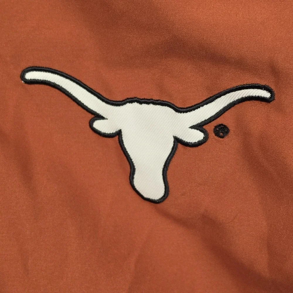 Colosseum Texas Longhorns Mens Large Short Sleeve‎ 1/4 Zip Pullover Windbreaker